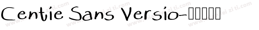 Centie Sans Versio字体转换